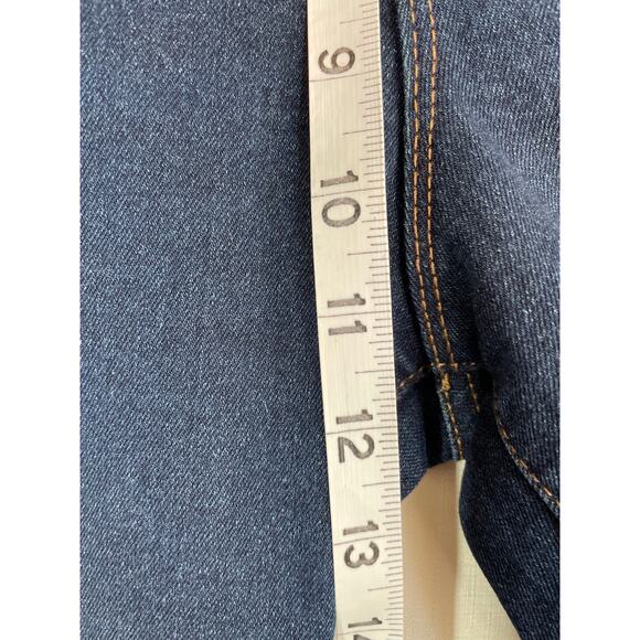 NANETTE LEPORE Belle High Rise Bootcut Denim Jeans Size 12‎ Dark Wash Stretch - Picture 12 of 13